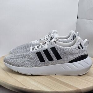 WOMEN'S SIZE 8 - ADIDAS SWIFT RUN 22 RUNNING SHOES GV7969 NWB NWT GRAY WHITE